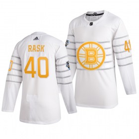 Boston Bruins Trikot Tuukka Rask 40 Weiß 2020 NHL All-Star Adidas Authentic - Herren